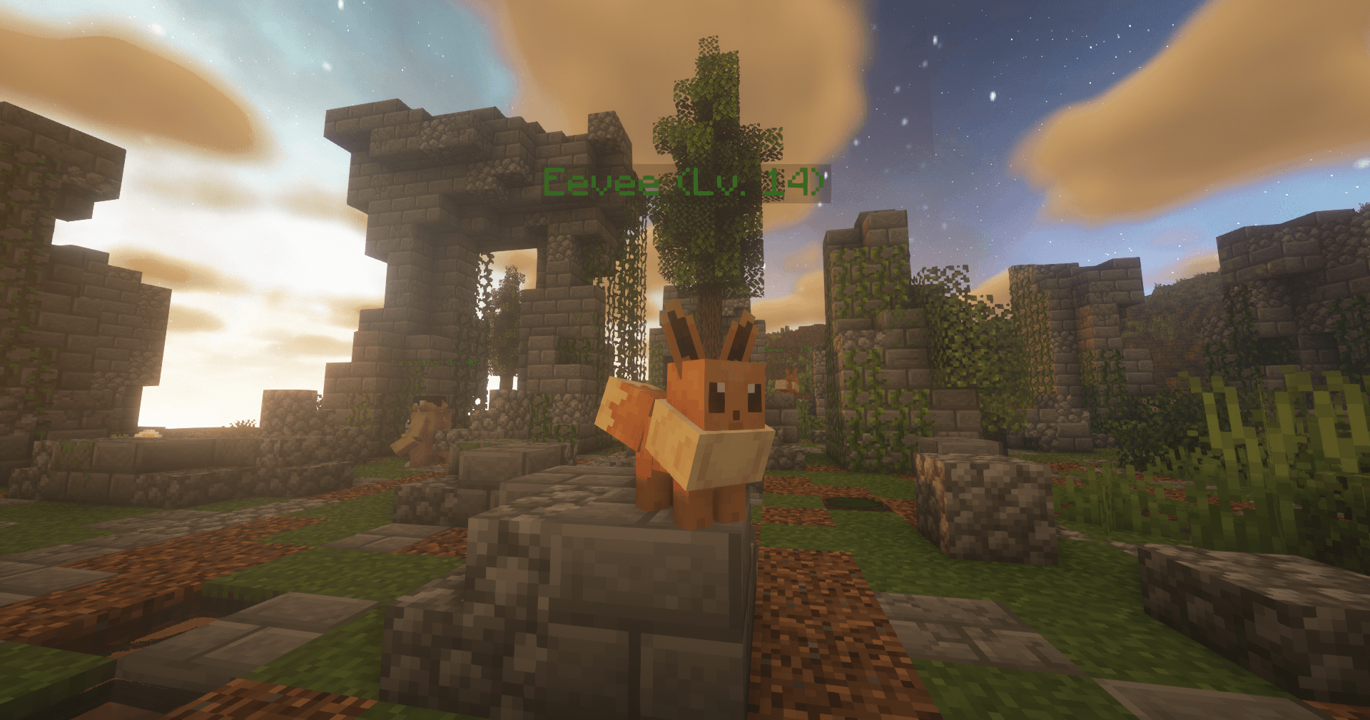 Pokemon Eevee w Minecraft