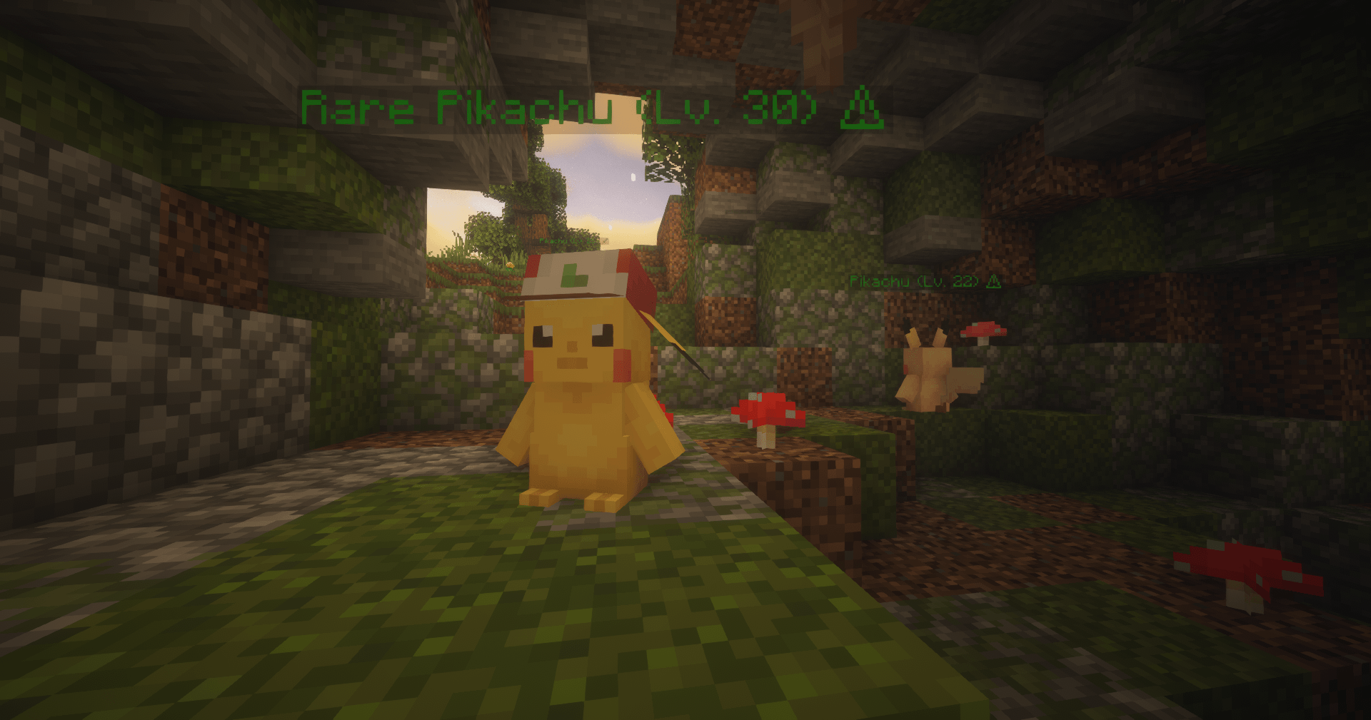 Pokemon Pikachu w Minecraft